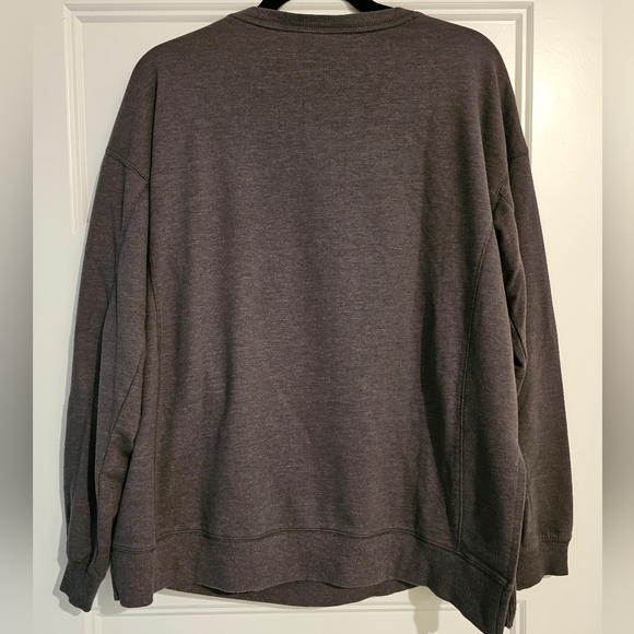 Wildfox Women's Gray Easy Does It Sweatshirt with Rainbow Design sz - Picture 5 of 5